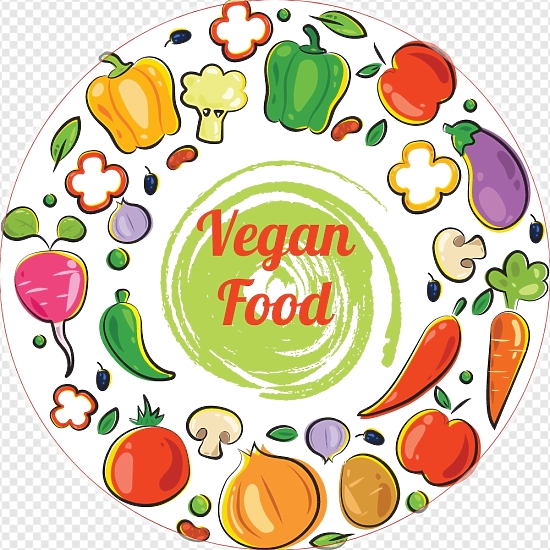 Стикер Vegan Food